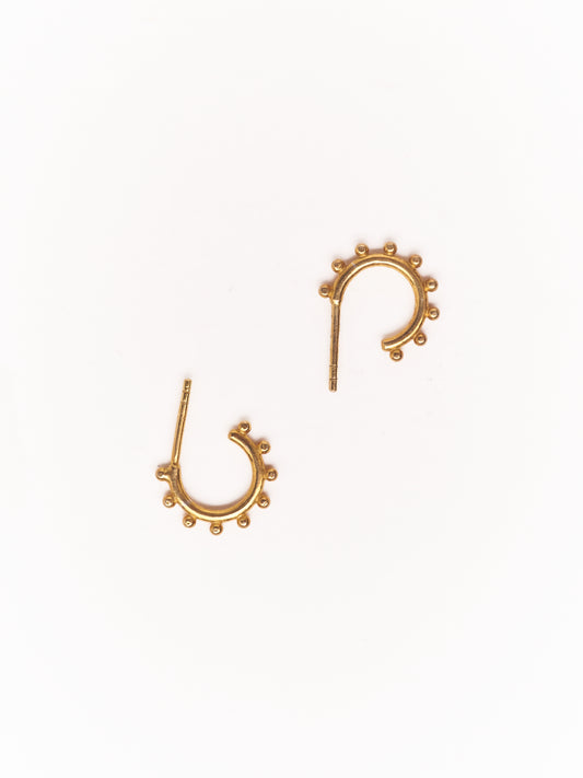 Small Gold Plated Hoops