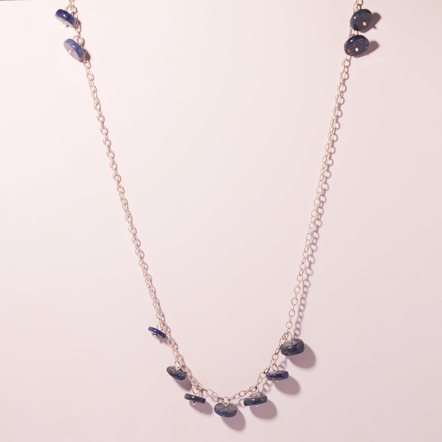 Sterling SIlver and Lapiz Lazulli Neclace