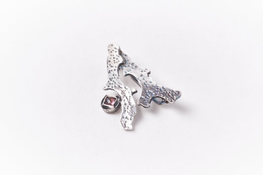 Small Coral Brooch