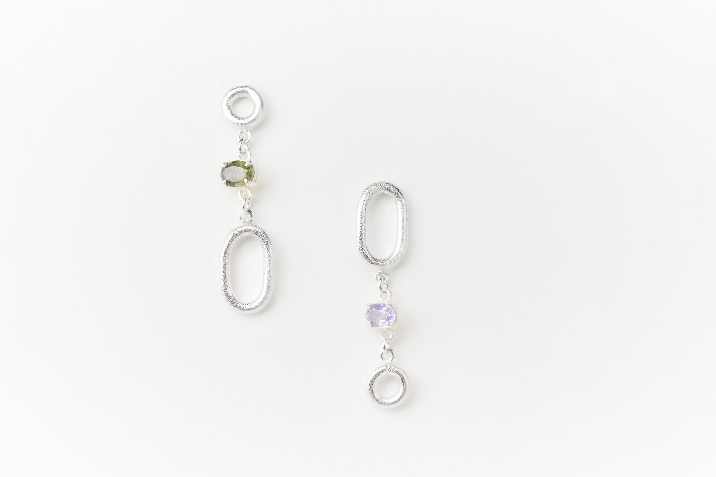 KY HA Oval Dangle Earrings
