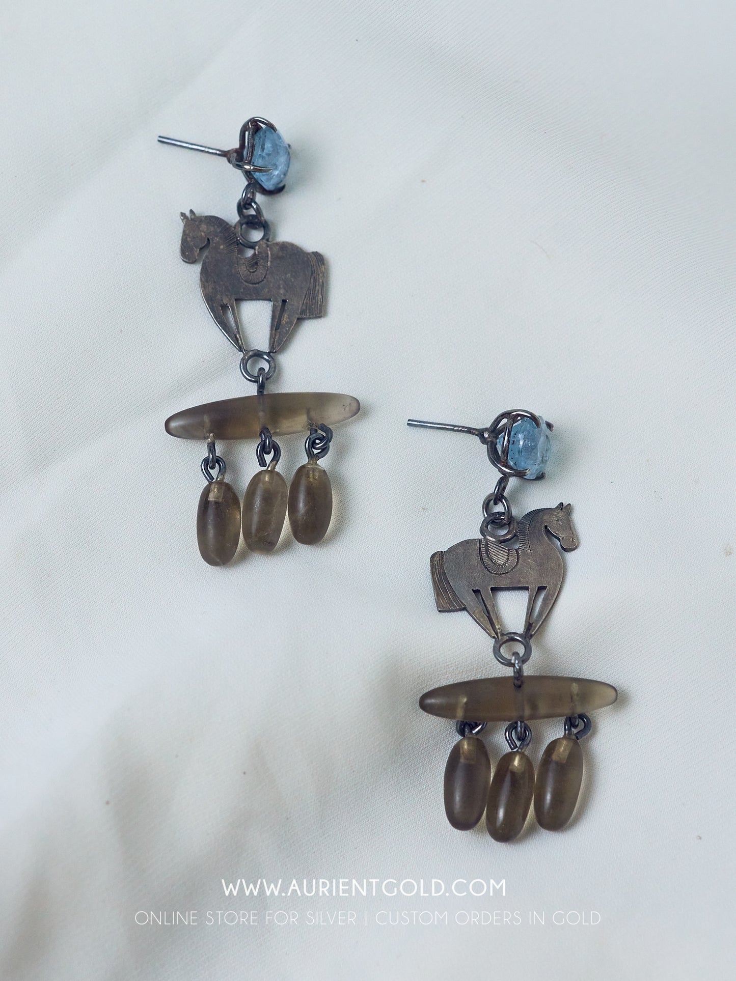 Year of Horse Chandelier earrings