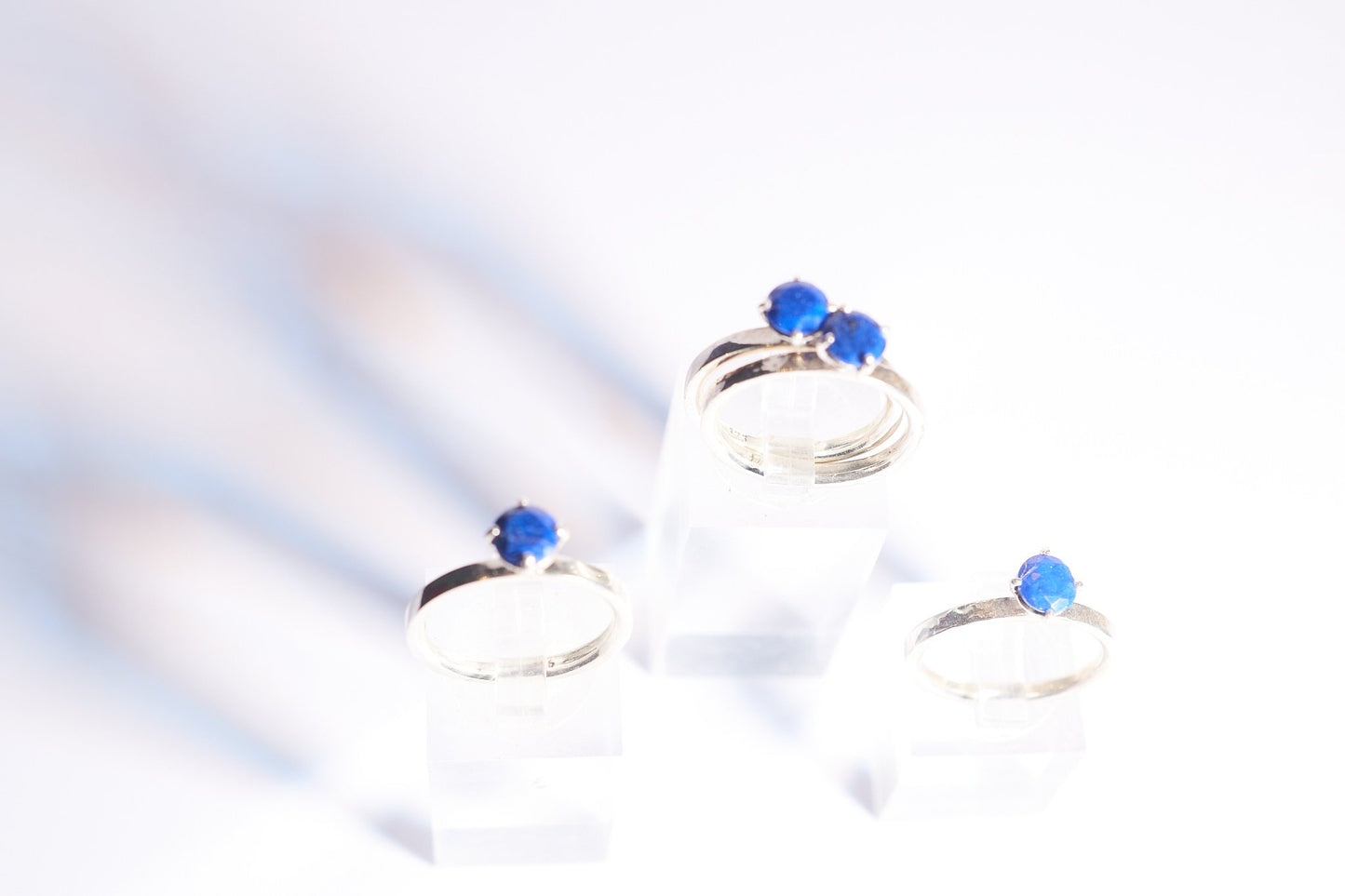 Lapis lazuli stacking ring