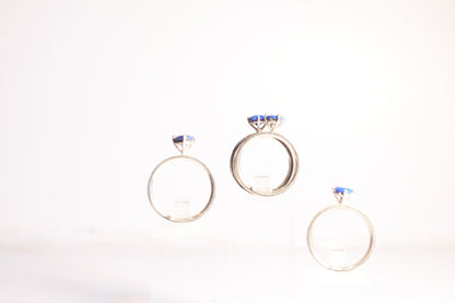 Lapis lazuli stacking ring