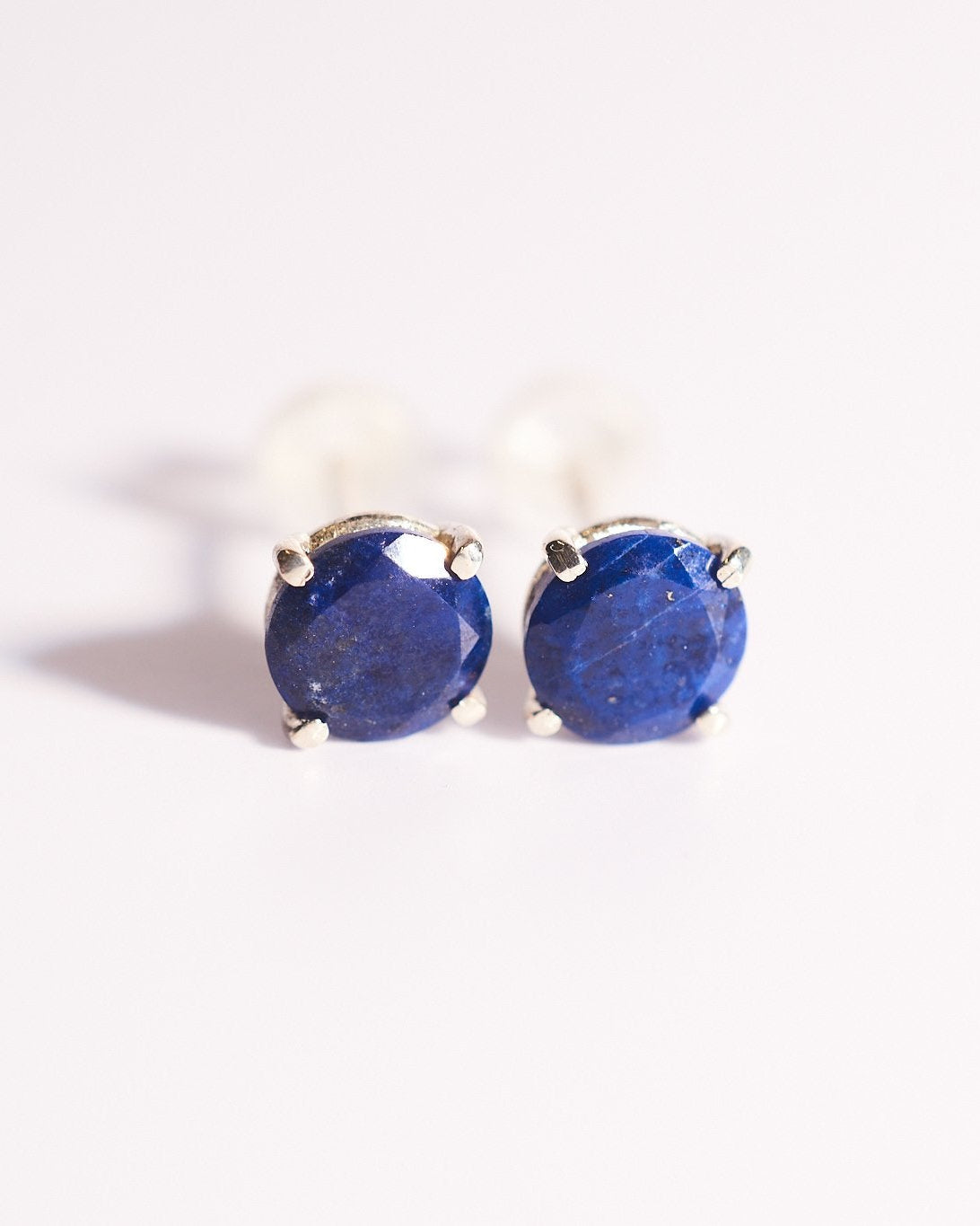 Lapis lazuli Silver Studs