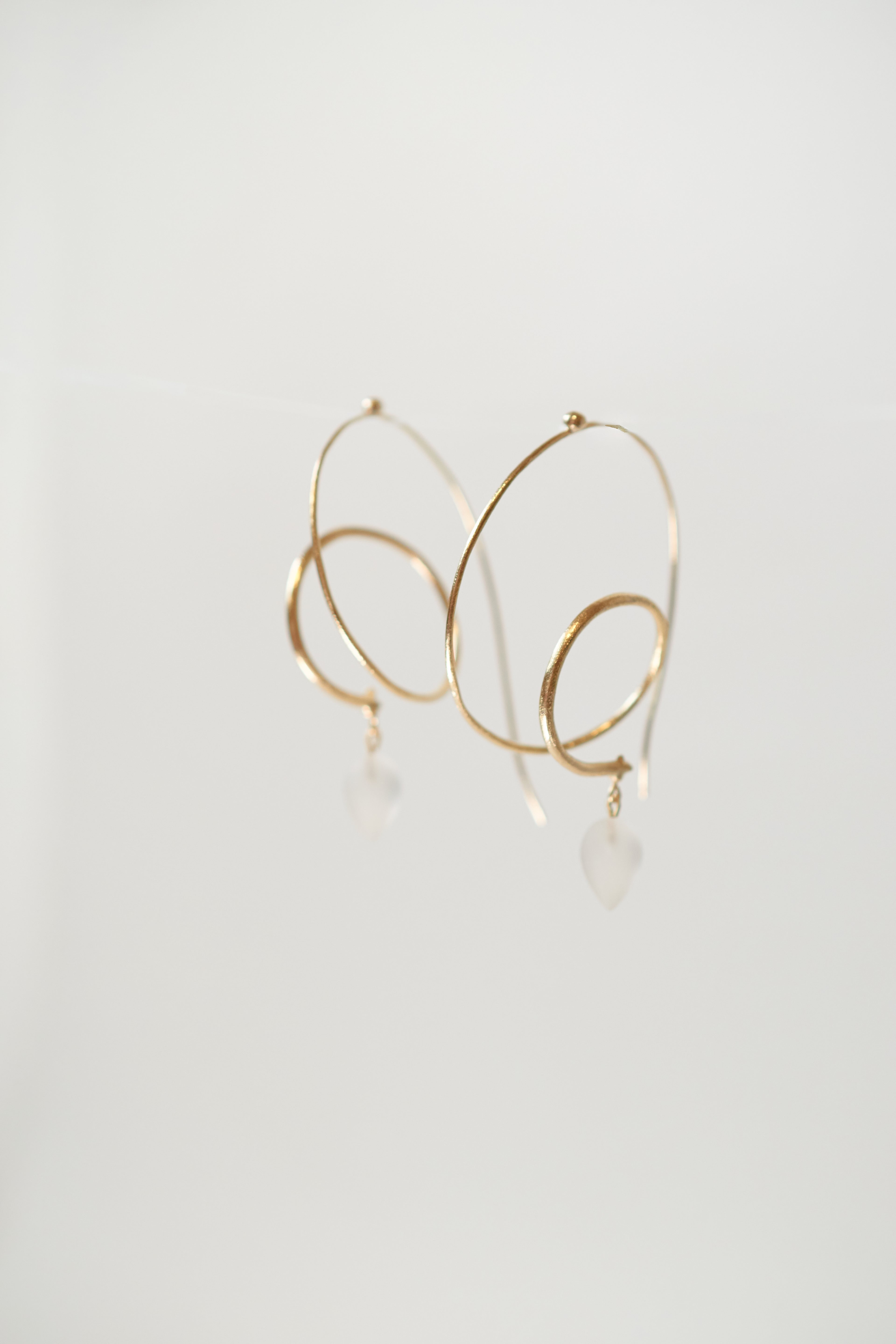 Unique hoop earrings - AURIENT GOLD