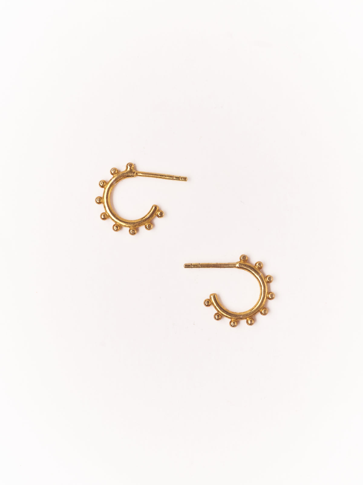 Small Gold Plated Hoops