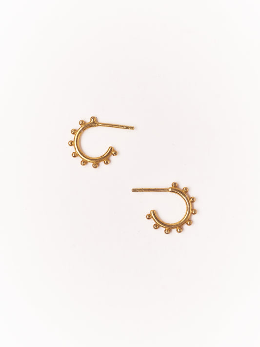 Small Gold Plated Hoops