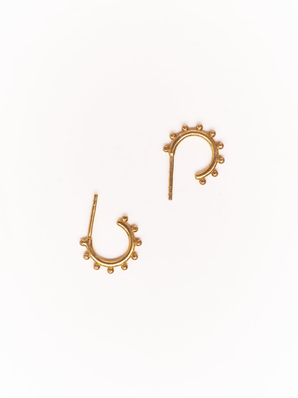Small Gold Plated Hoops