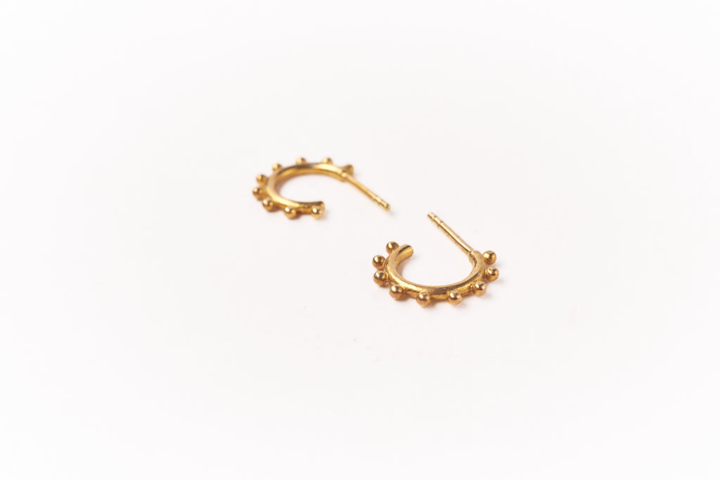 Small Gold Plated Hoops