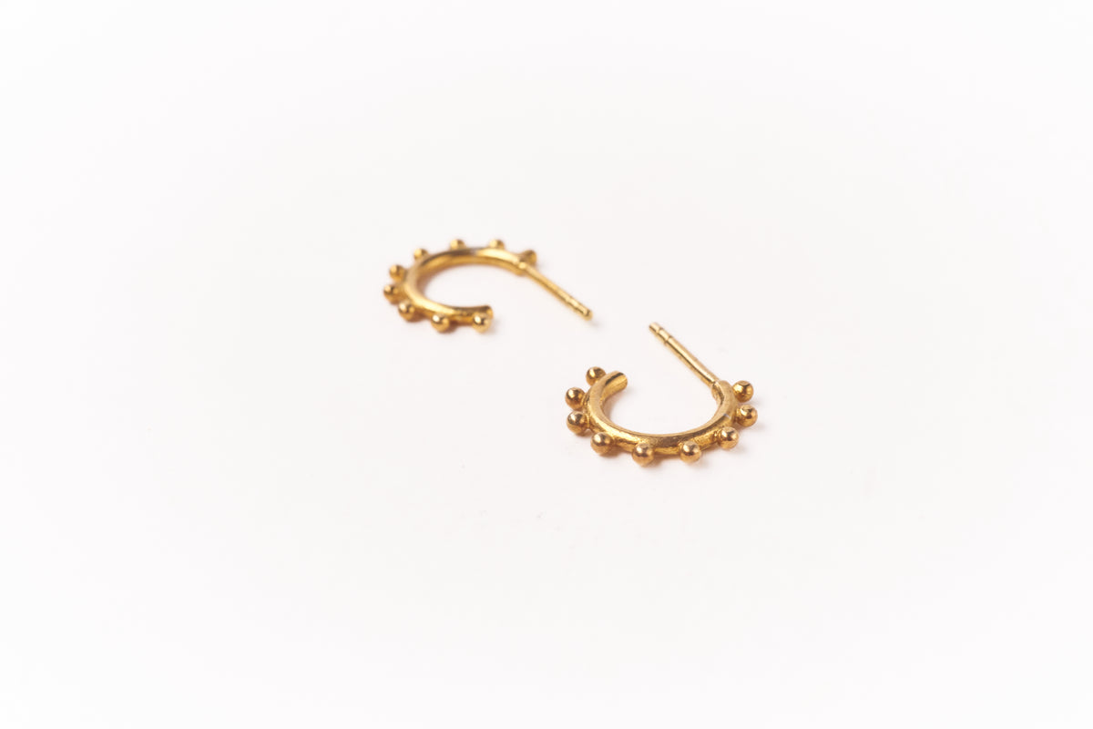 Small Gold Plated Hoops