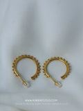 Gold Plated Medium Earrings