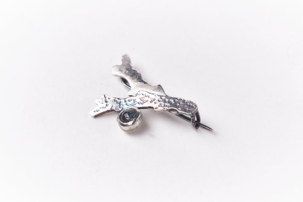 Small Coral Brooch