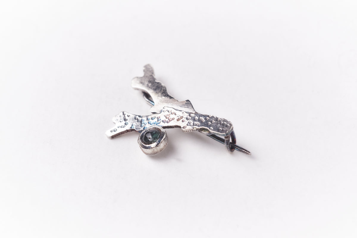 Small Coral Brooch