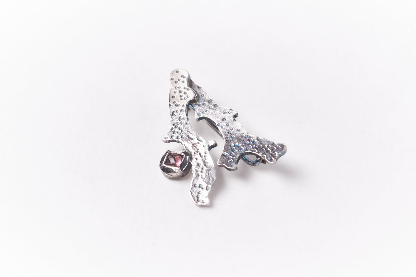 Small Coral Brooch