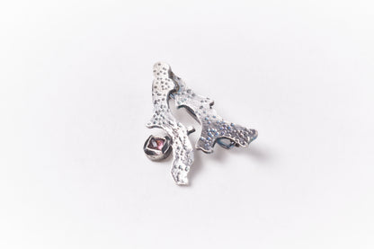 Small Coral Brooch