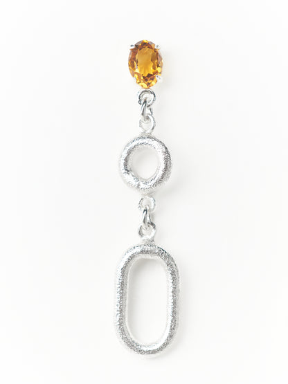 GEO Oval Dangle Earrings