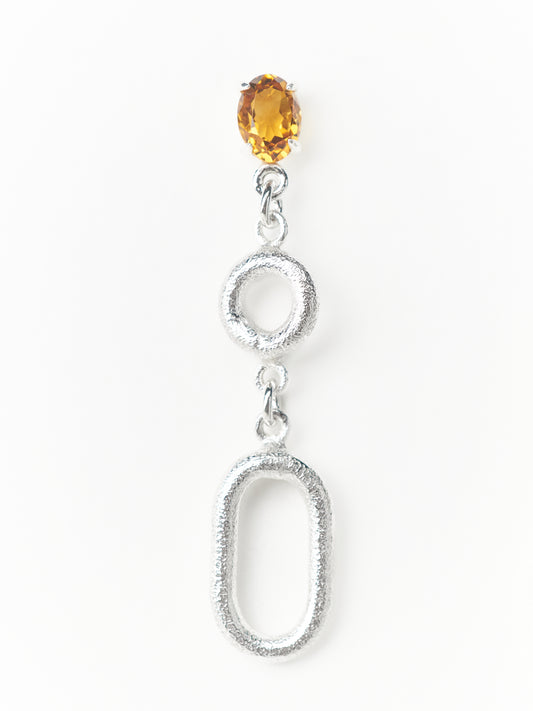 GEO Oval Dangle Earrings