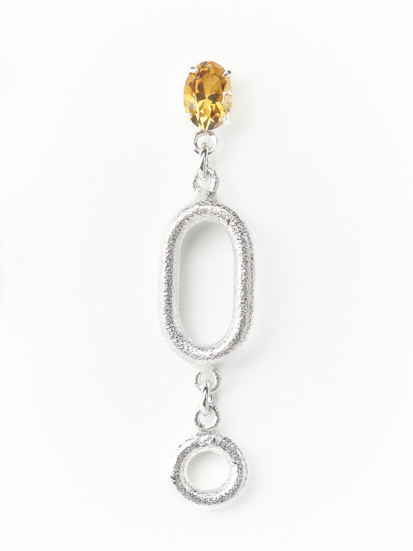 GEO Oval Dangle Earrings