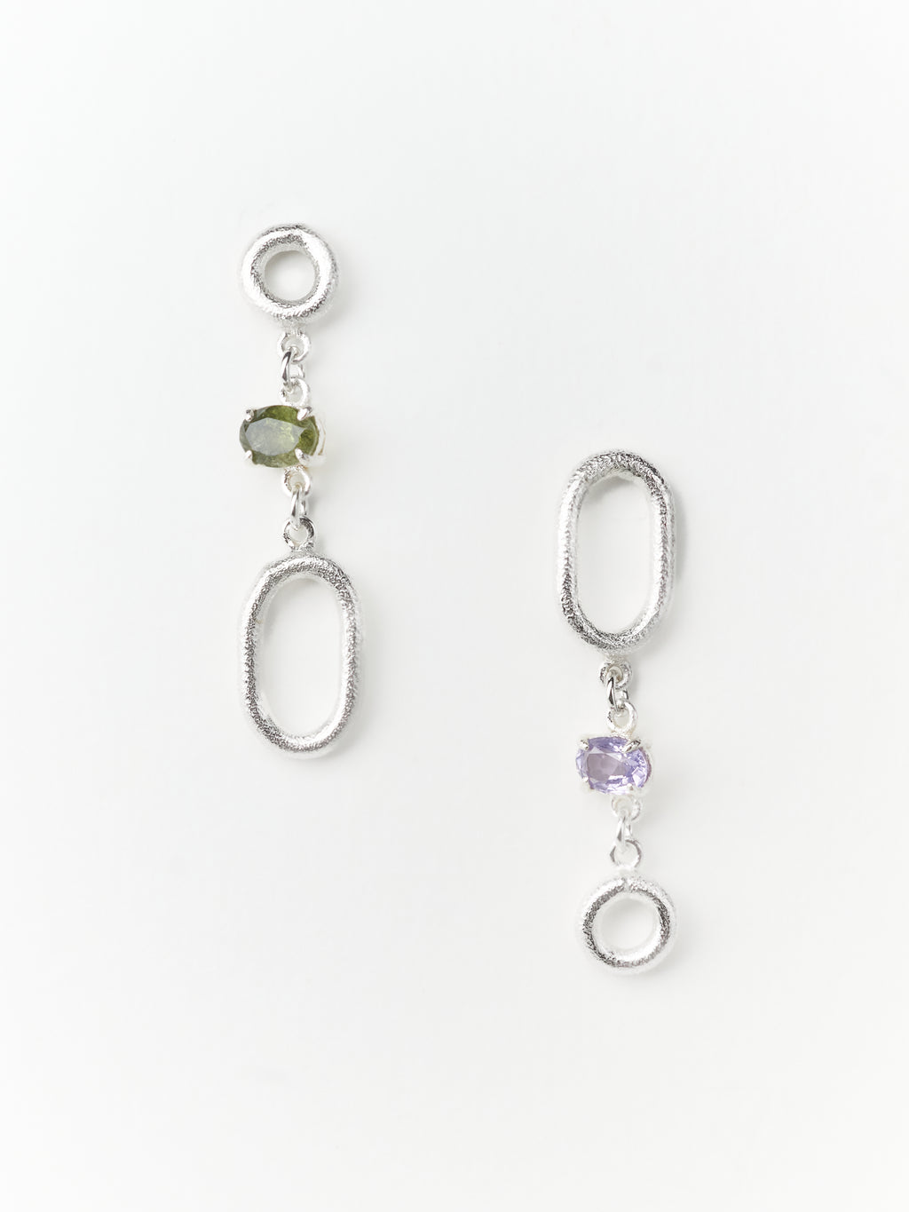 KY HA Oval Dangle Earrings