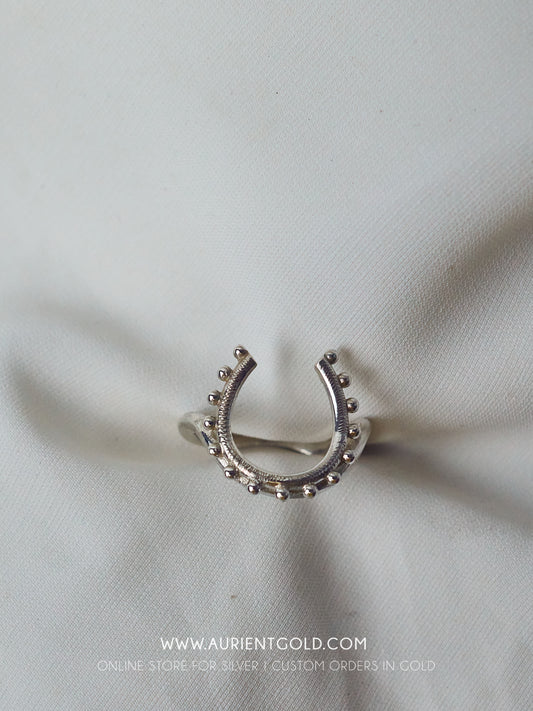 Year of the Horse Silver Ring