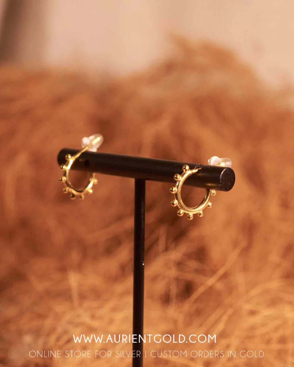 Small Gold Plated Hoops