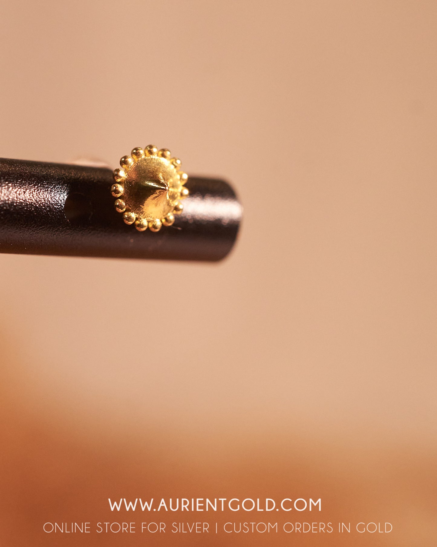 gold plated mini stud earrings