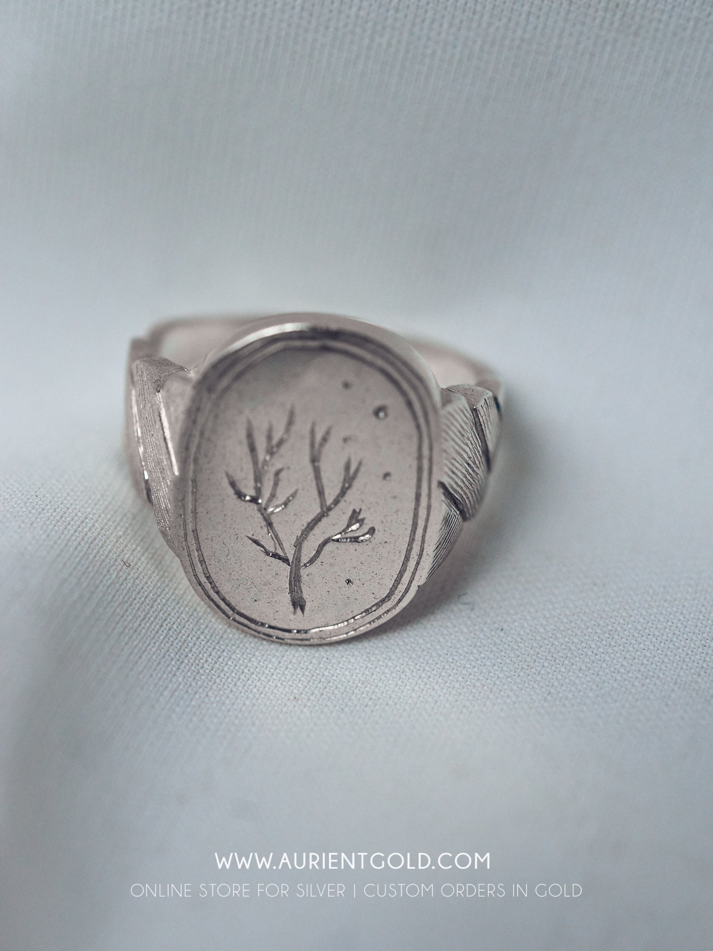 Meaning Sterling Silver Tree Of Life Signet Ring