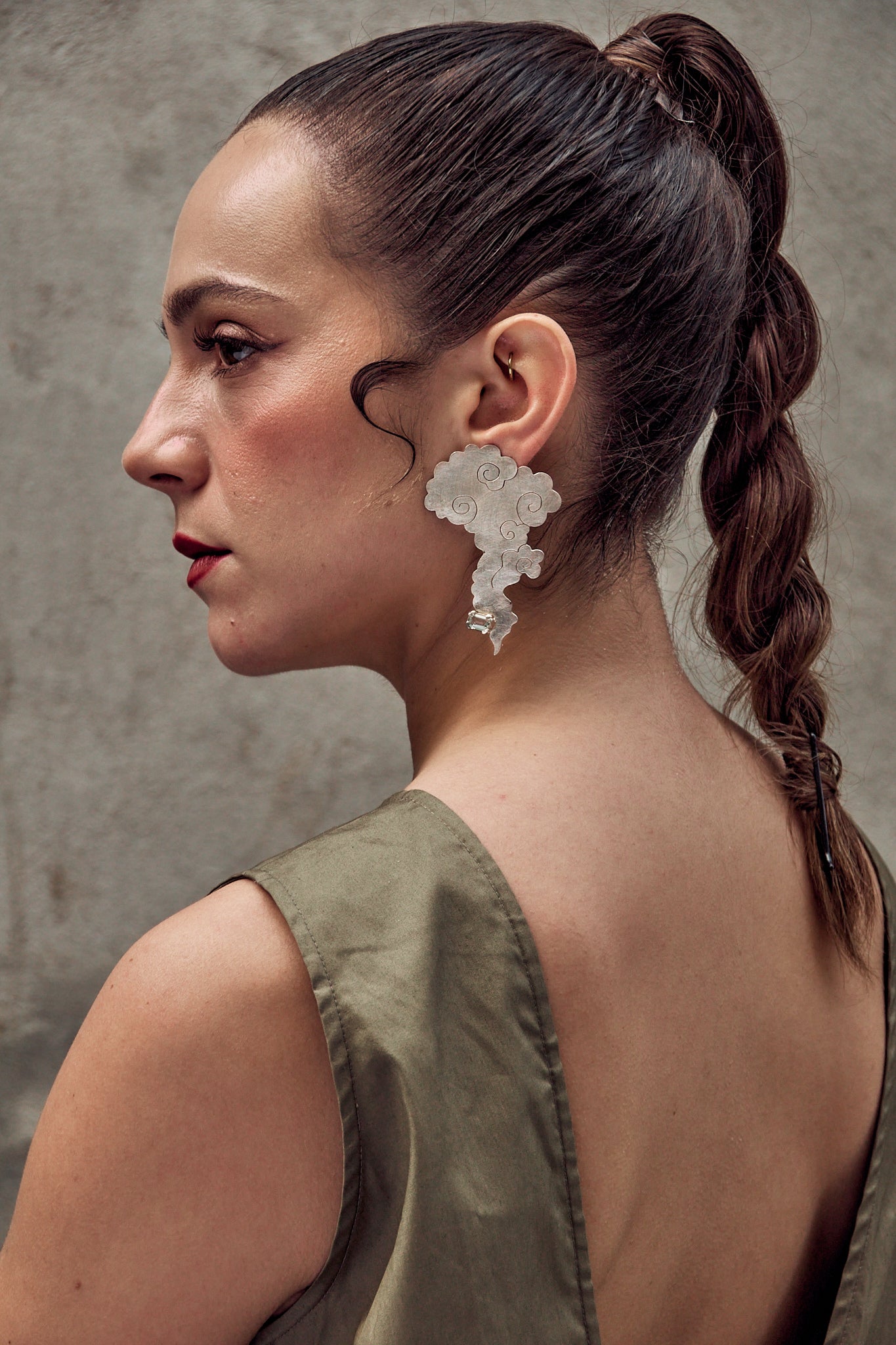 Deity Cloud Earrings - AURIENT GOLD