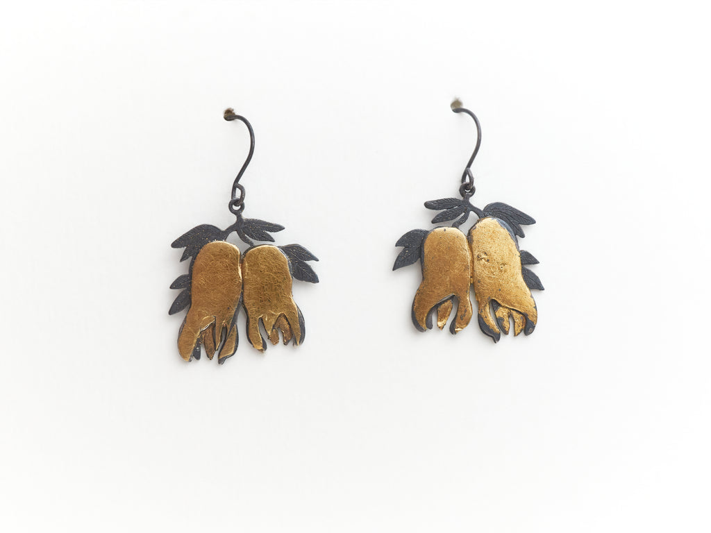 Buddhas Hand Fruit Earrings