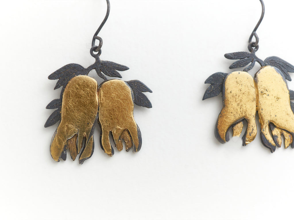 Buddhas Hand Fruit Earrings