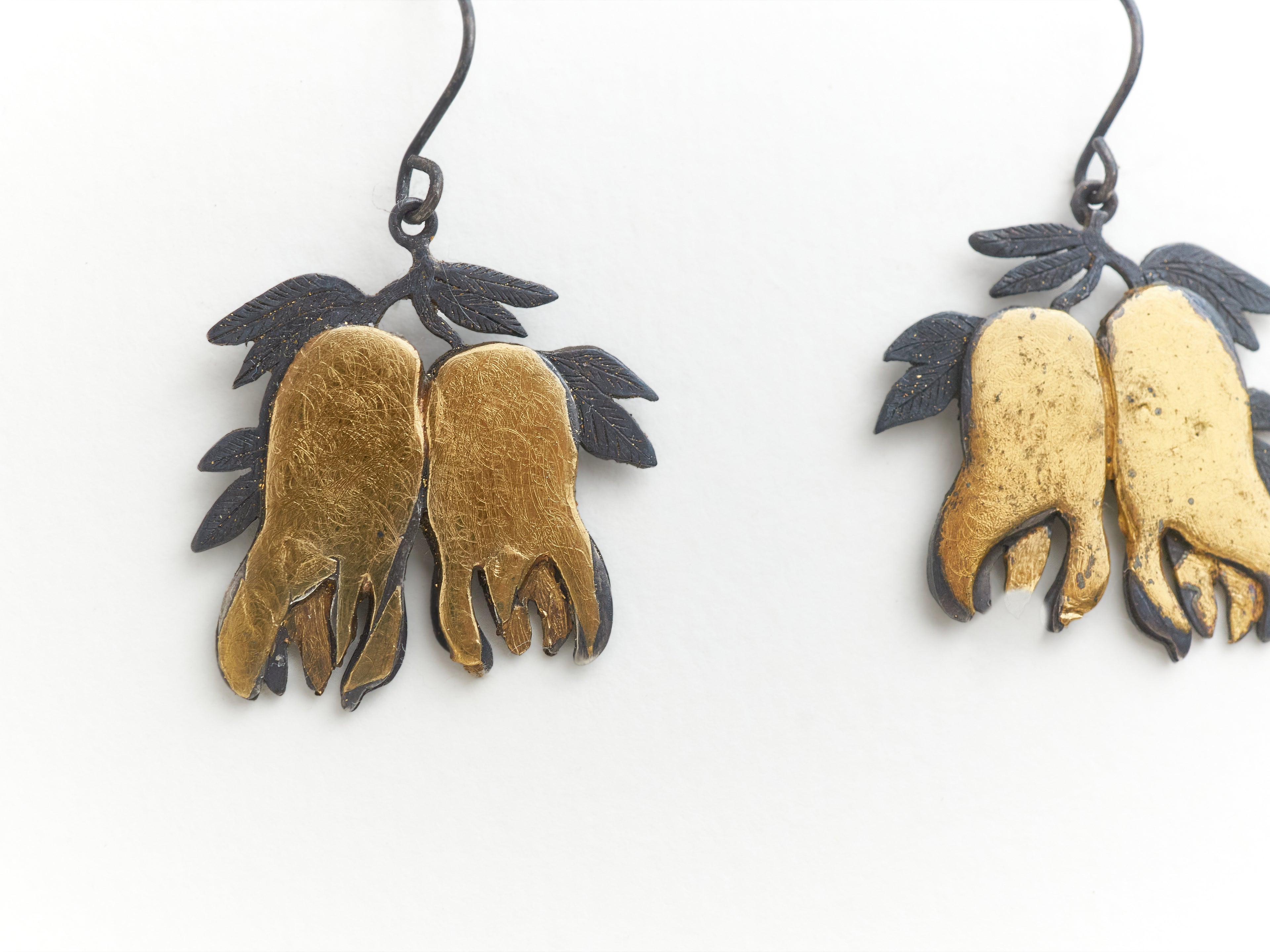 Buddhas Hand Fruit Earrings