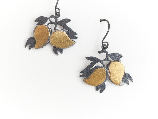 Mango Fruit Earrings