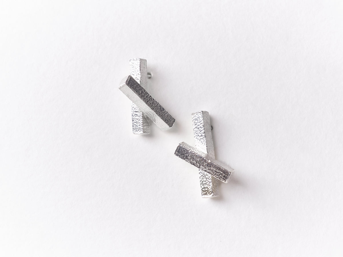 X Ky Ha Studs Earrings