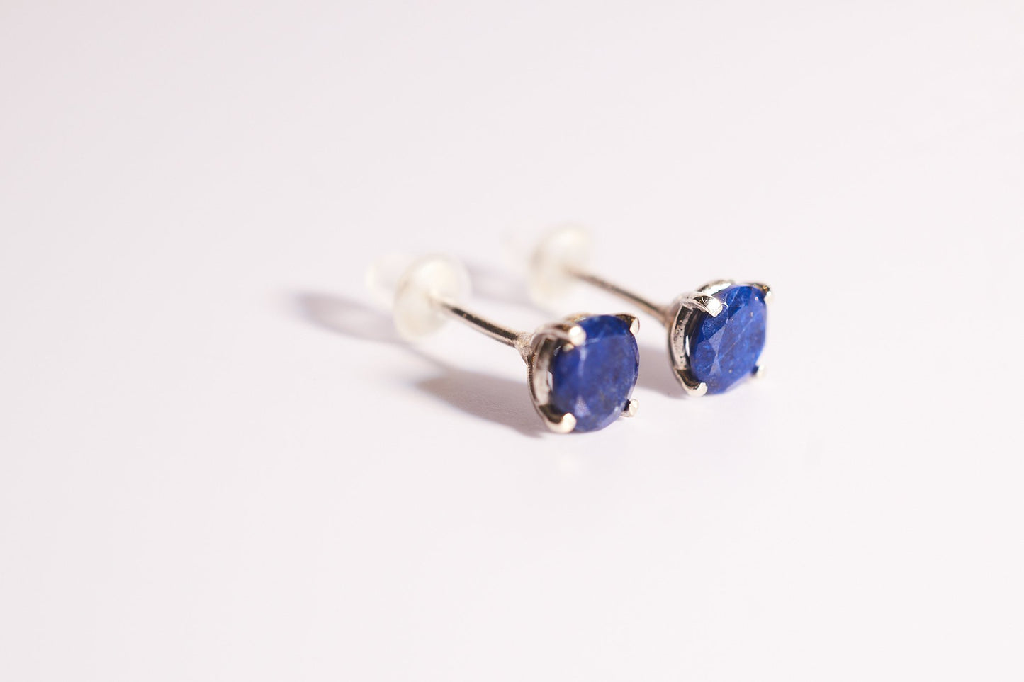 Lapis lazuli Silver Studs