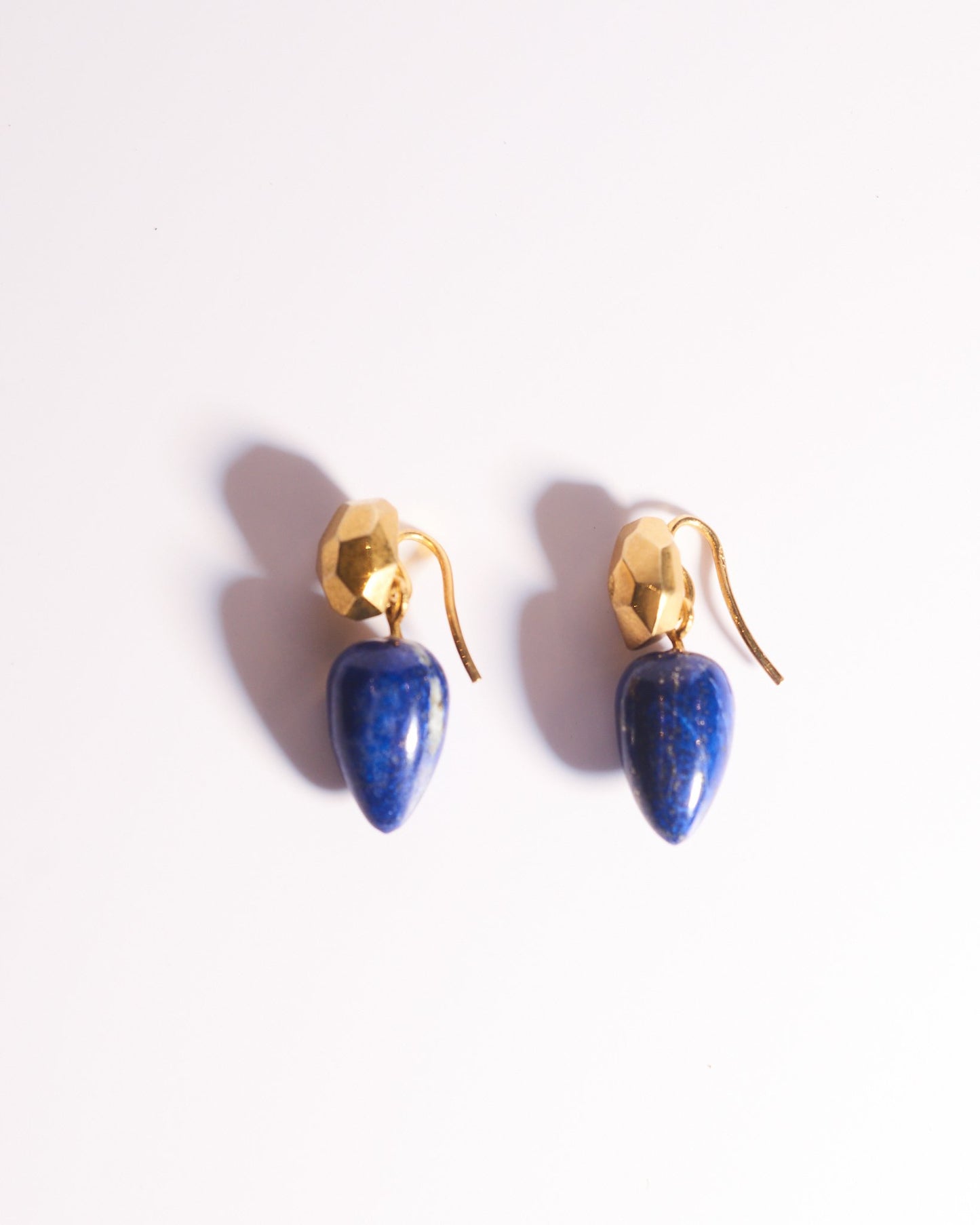 Facet earrings with Lapis Lazuli