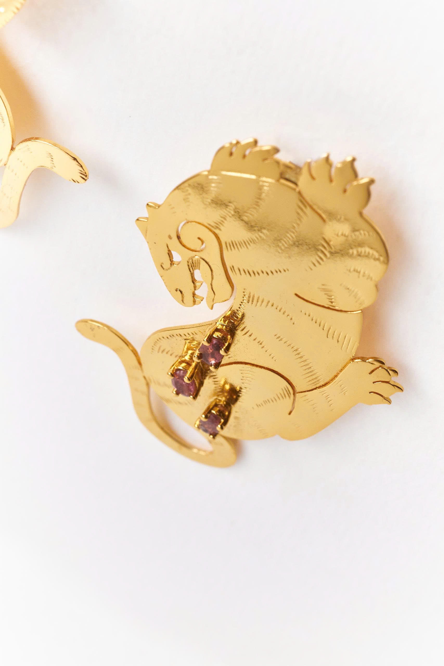Tigress Earrings - AURIENT GOLD