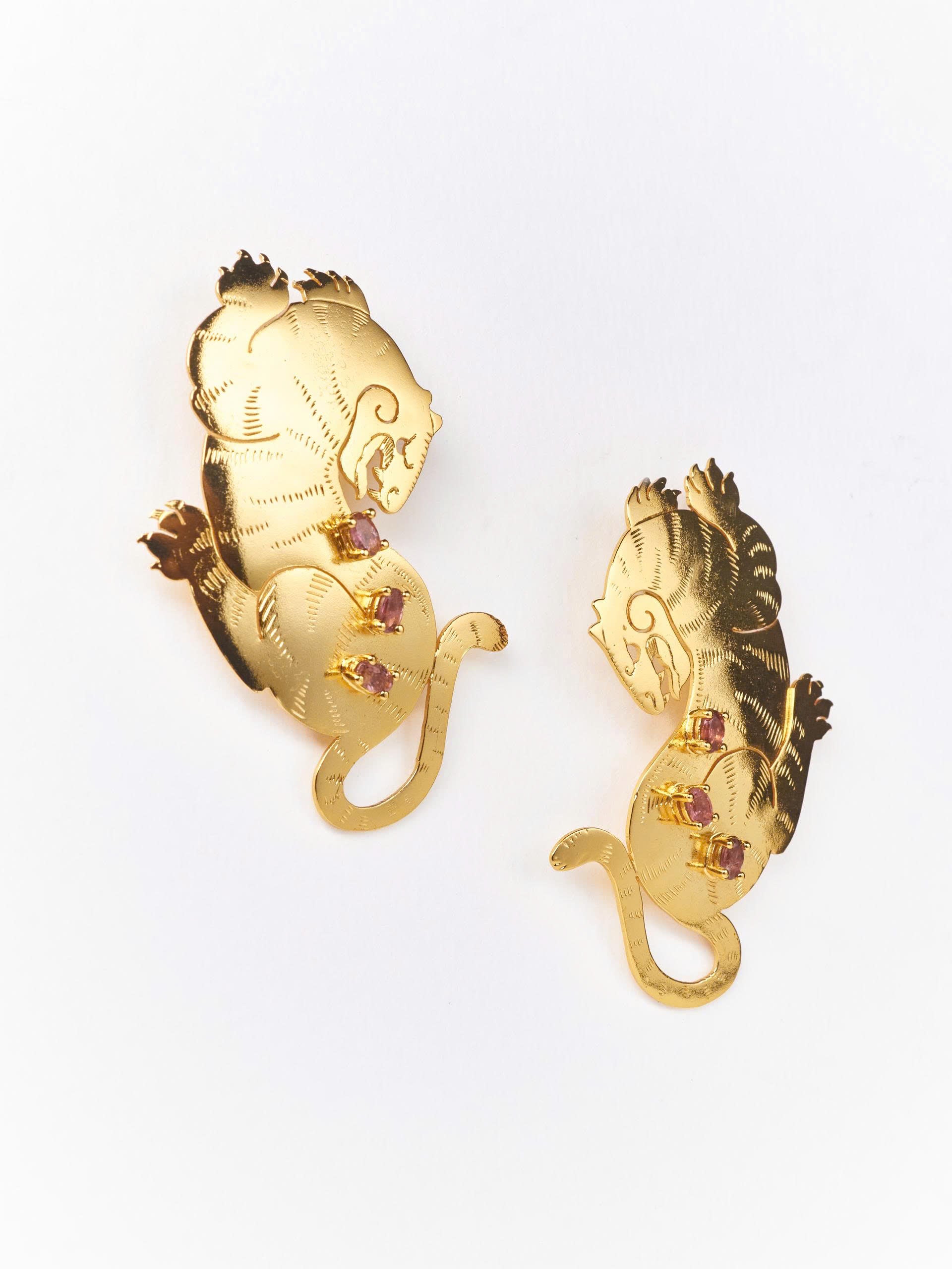 Tigress Earrings - AURIENT GOLD
