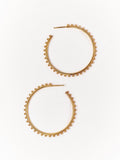 Large Gold Plated Hoops