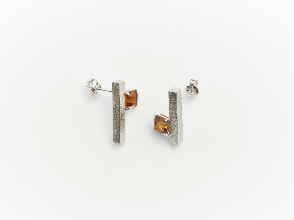 KY HA Earrings with Citrine