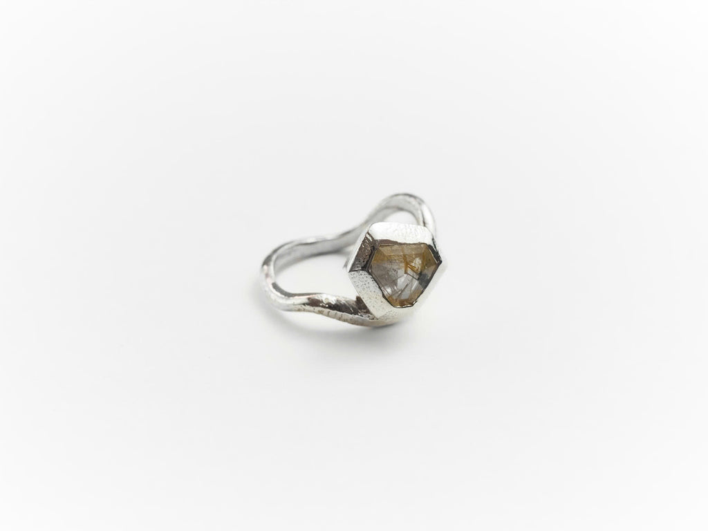 KY HA Rutile Quartz Ring