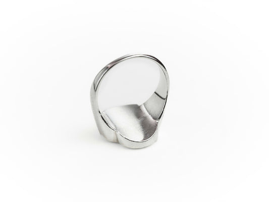 Cute Duck Engraved Signet Ring