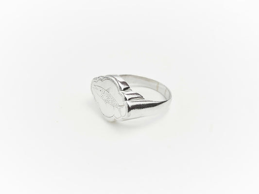 Fish signet ring